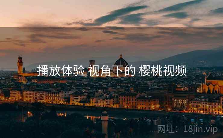 播放体验 视角下的 樱桃视频