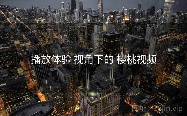 播放体验 视角下的 樱桃视频